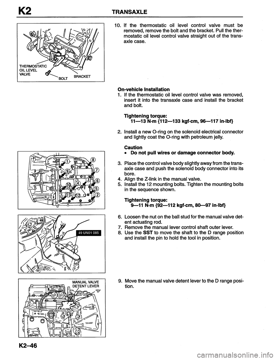 MAZDA MX-6 1996 Workshop Manual MAZDA MX-6 1996 Workshop Manual