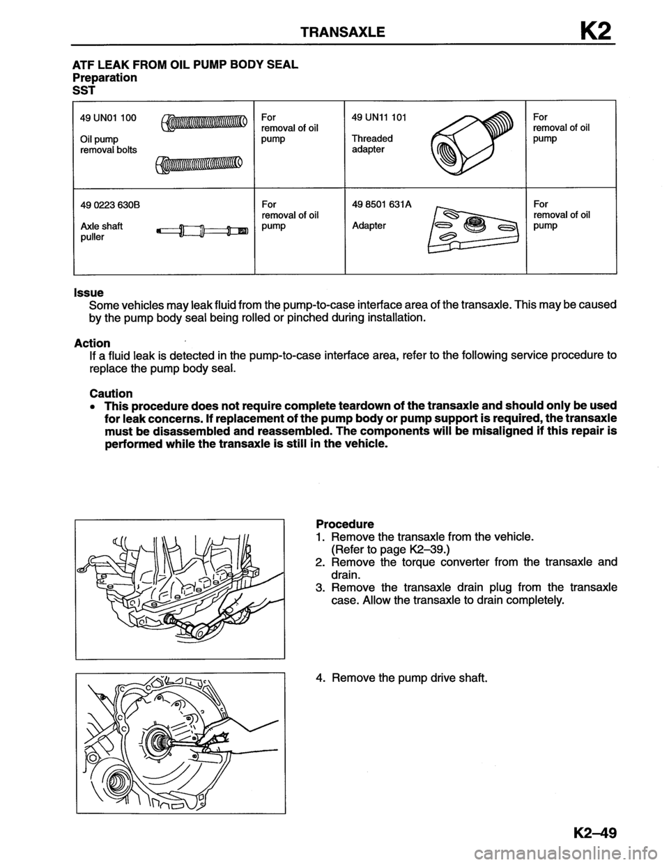 MAZDA MX-6 1996 Workshop Manual MAZDA MX-6 1996 Workshop Manual