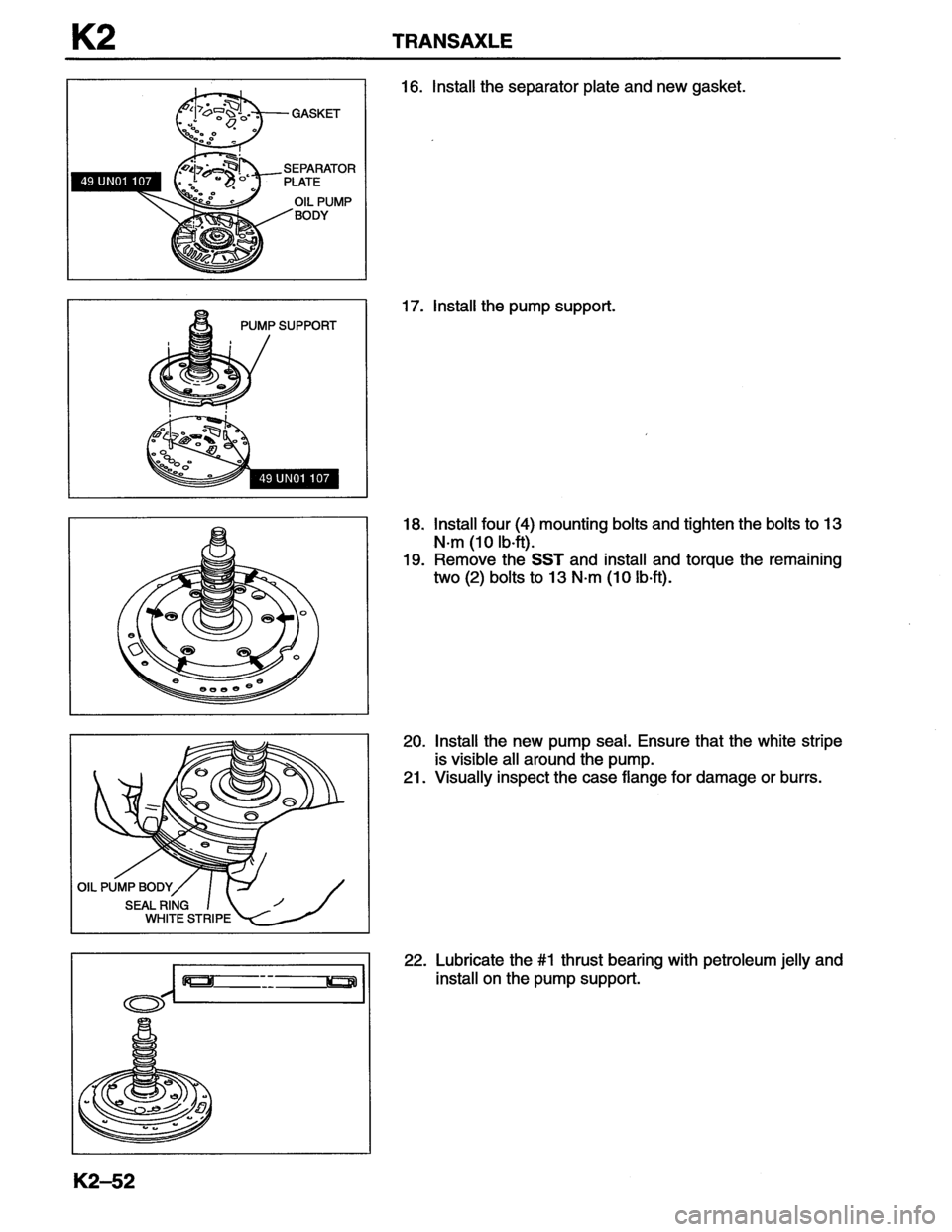 MAZDA MX-6 1996 Workshop Manual MAZDA MX-6 1996 Workshop Manual