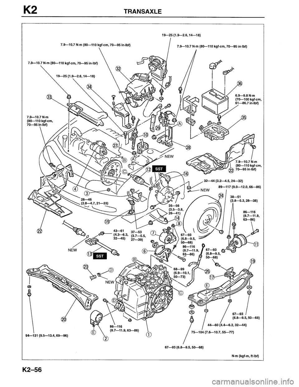 MAZDA MX-6 1996 Workshop Manual MAZDA MX-6 1996 Workshop Manual
