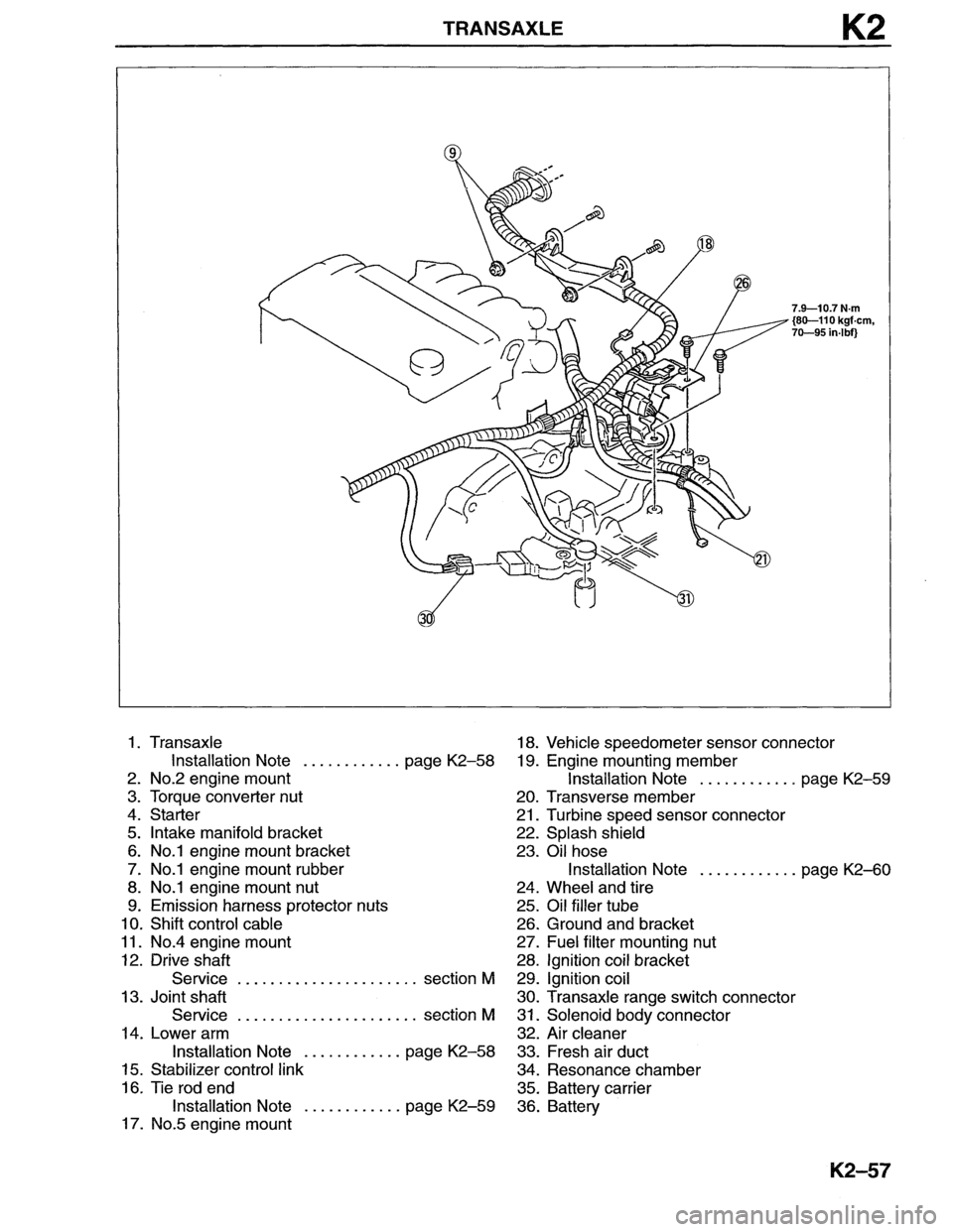 MAZDA MX-6 1996 Workshop Manual MAZDA MX-6 1996 Workshop Manual