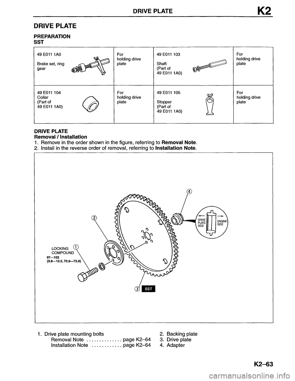 MAZDA MX-6 1996 Workshop Manual MAZDA MX-6 1996 Workshop Manual