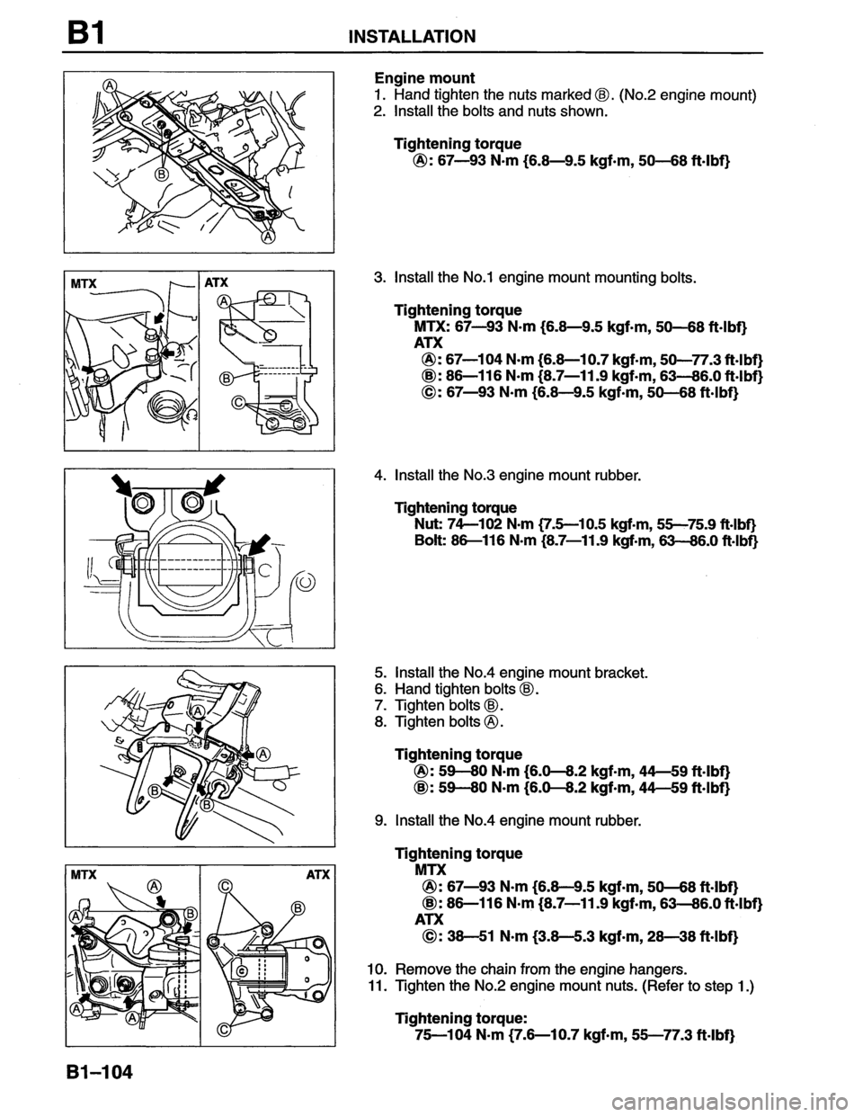 MAZDA MX-6 1996 Workshop Manual MAZDA MX-6 1996 Workshop Manual