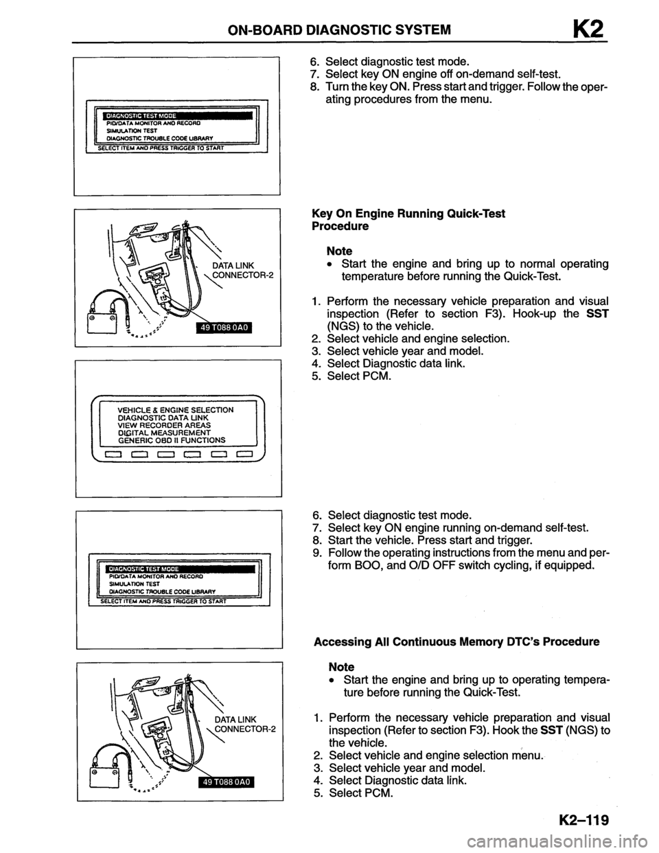 MAZDA MX-6 1996 Workshop Manual MAZDA MX-6 1996 Workshop Manual