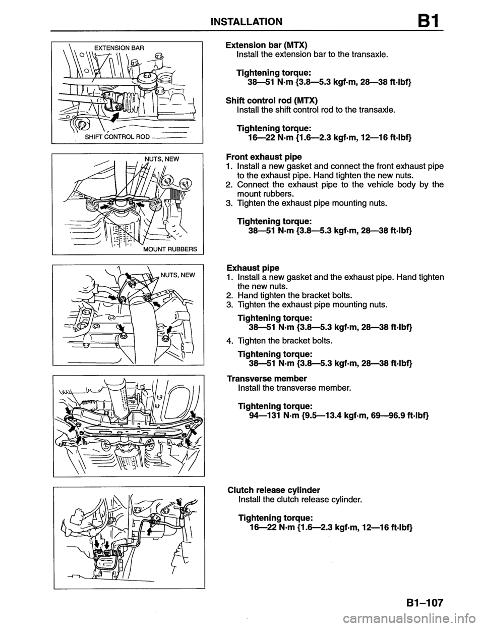 MAZDA MX-6 1996 Workshop Manual MAZDA MX-6 1996 Workshop Manual