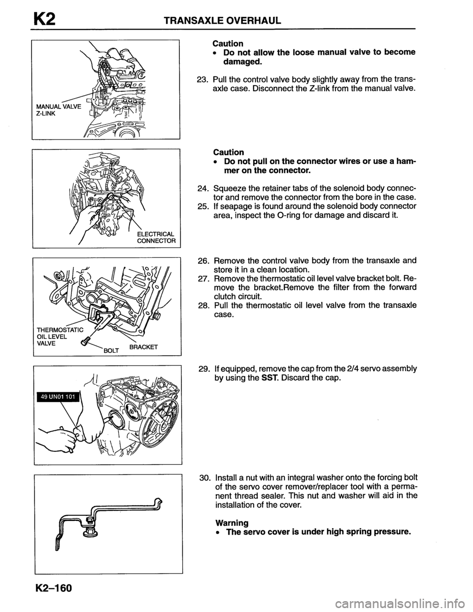 MAZDA MX-6 1996  Workshop Manual 