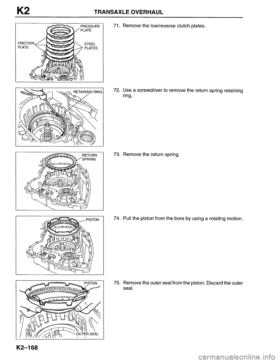 MAZDA MX-6 1996 Workshop Manual MAZDA MX-6 1996 Workshop Manual