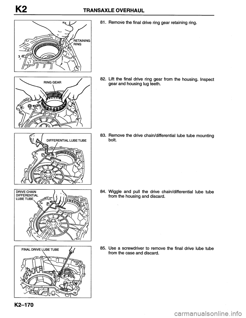 MAZDA MX-6 1996 Workshop Manual MAZDA MX-6 1996 Workshop Manual