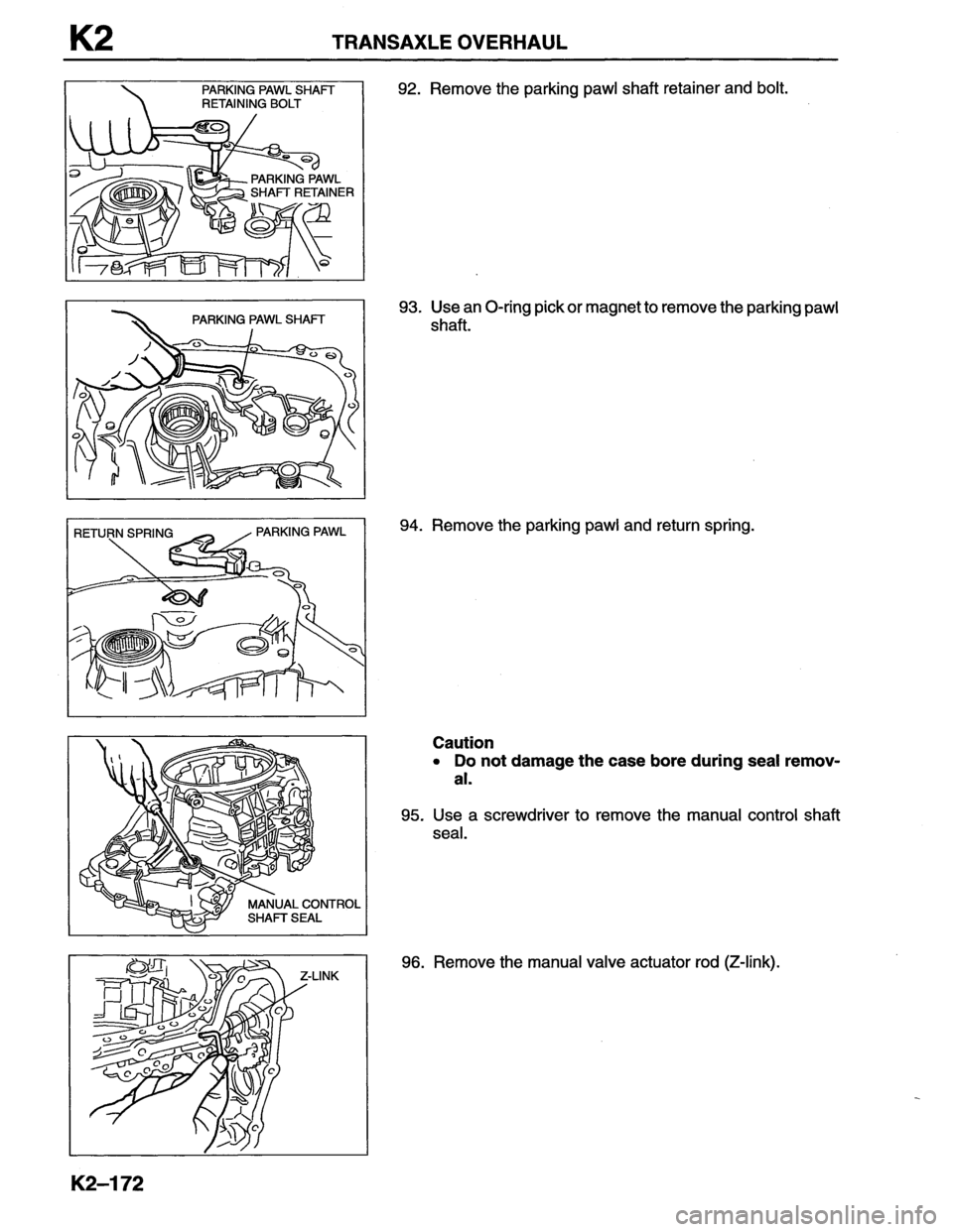 MAZDA MX-6 1996 Workshop Manual MAZDA MX-6 1996 Workshop Manual