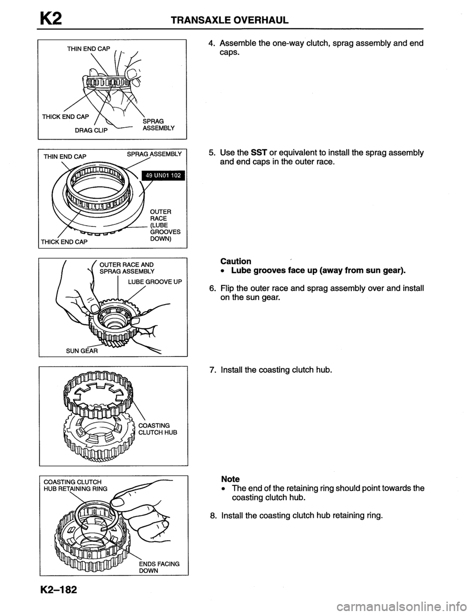 MAZDA MX-6 1996 Workshop Manual MAZDA MX-6 1996 Workshop Manual