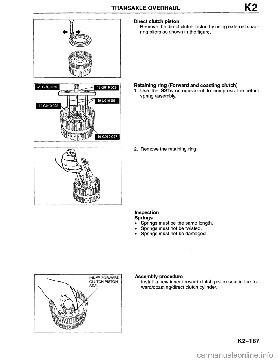 MAZDA MX-6 1996 Workshop Manual MAZDA MX-6 1996 Workshop Manual