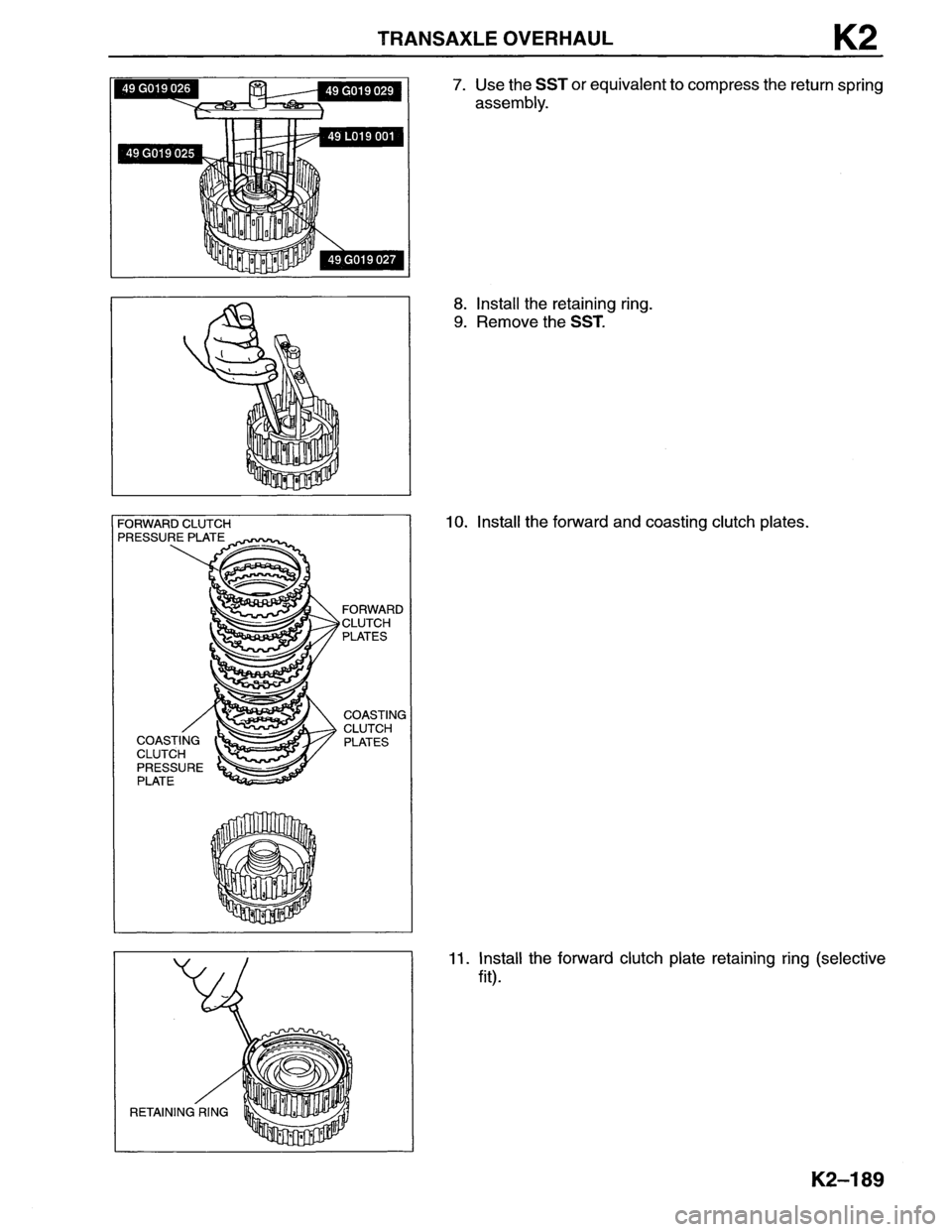 MAZDA MX-6 1996 Workshop Manual MAZDA MX-6 1996 Workshop Manual