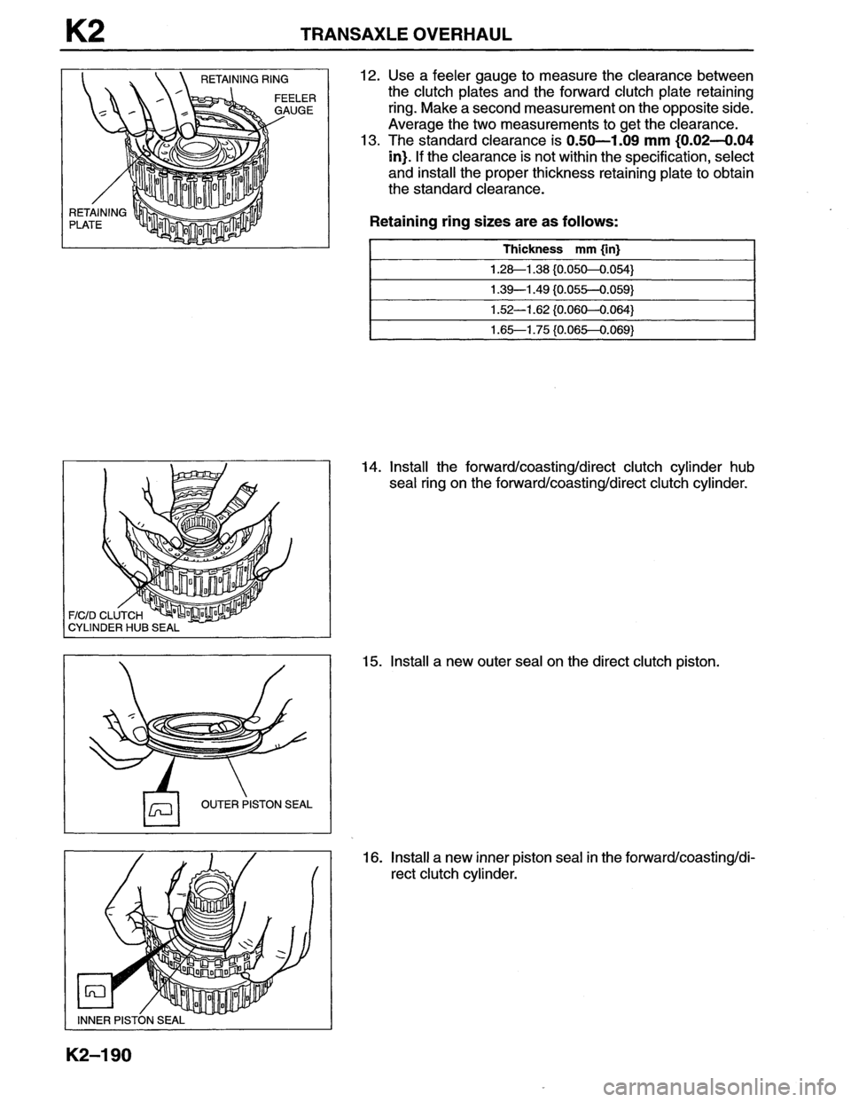 MAZDA MX-6 1996 Workshop Manual MAZDA MX-6 1996 Workshop Manual