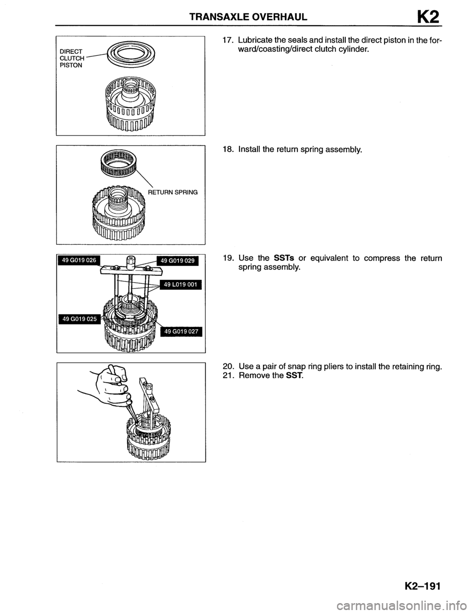 MAZDA MX-6 1996 Workshop Manual MAZDA MX-6 1996 Workshop Manual