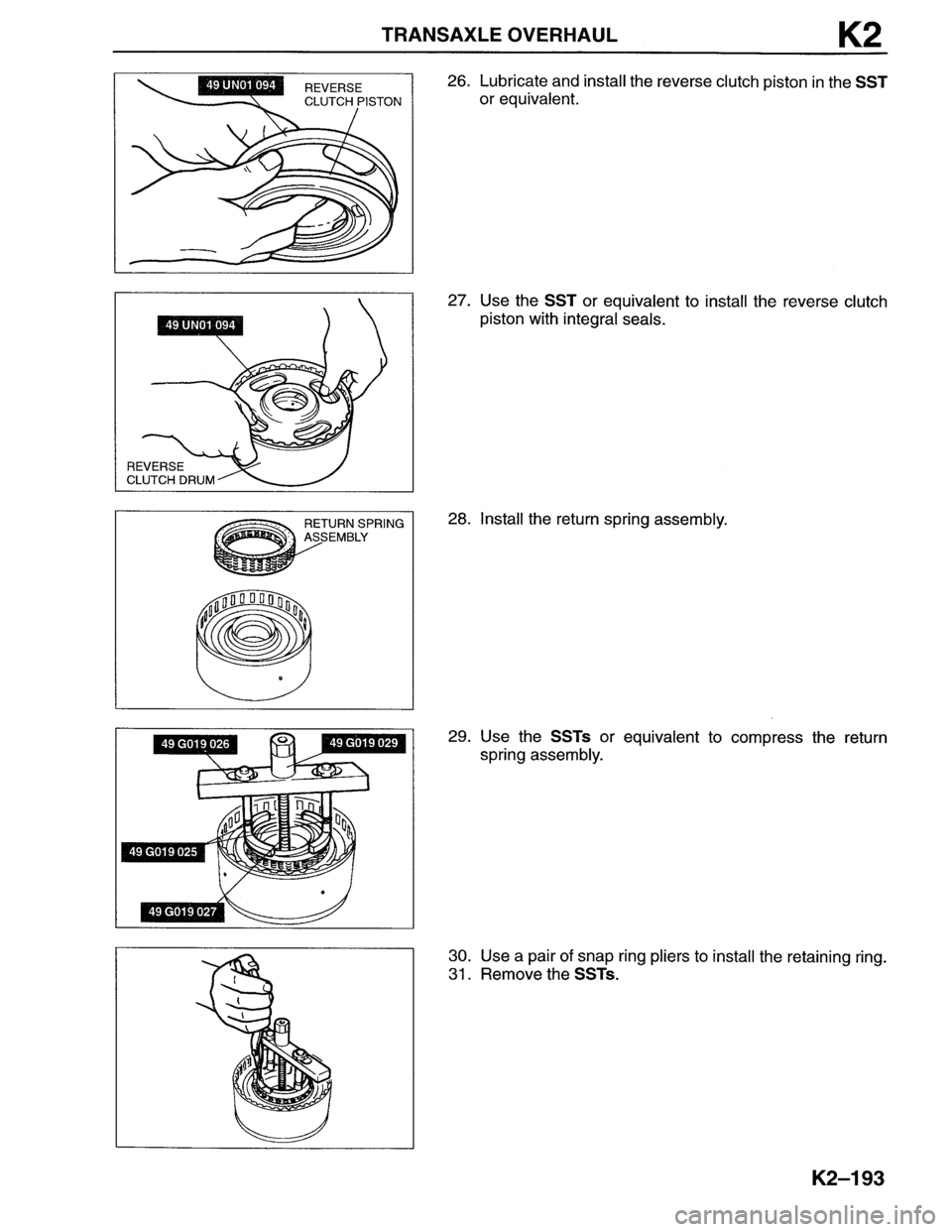 MAZDA MX-6 1996 Workshop Manual MAZDA MX-6 1996 Workshop Manual