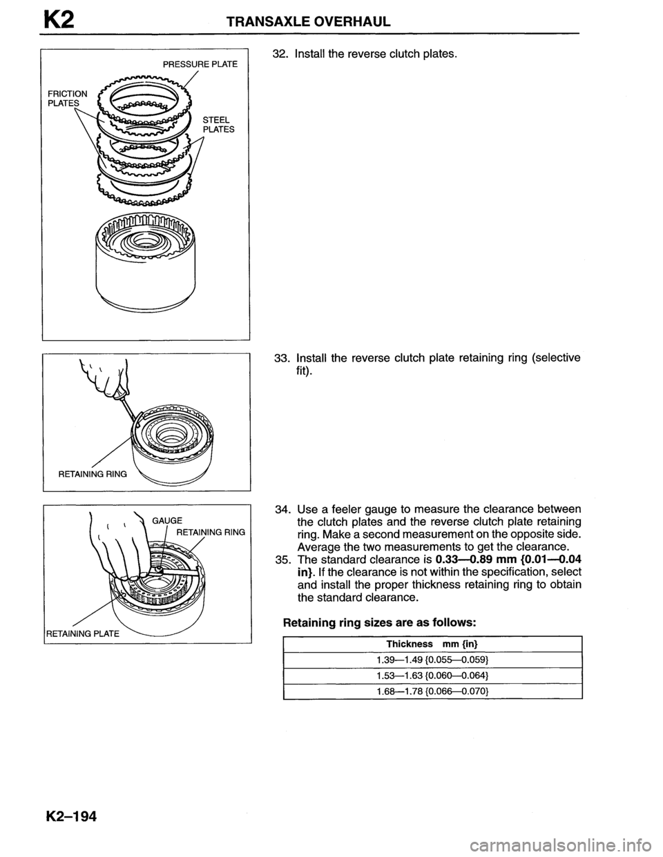MAZDA MX-6 1996 Workshop Manual MAZDA MX-6 1996 Workshop Manual