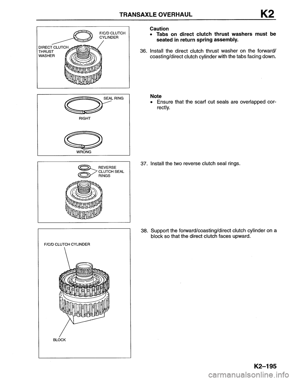 MAZDA MX-6 1996 Workshop Manual MAZDA MX-6 1996 Workshop Manual
