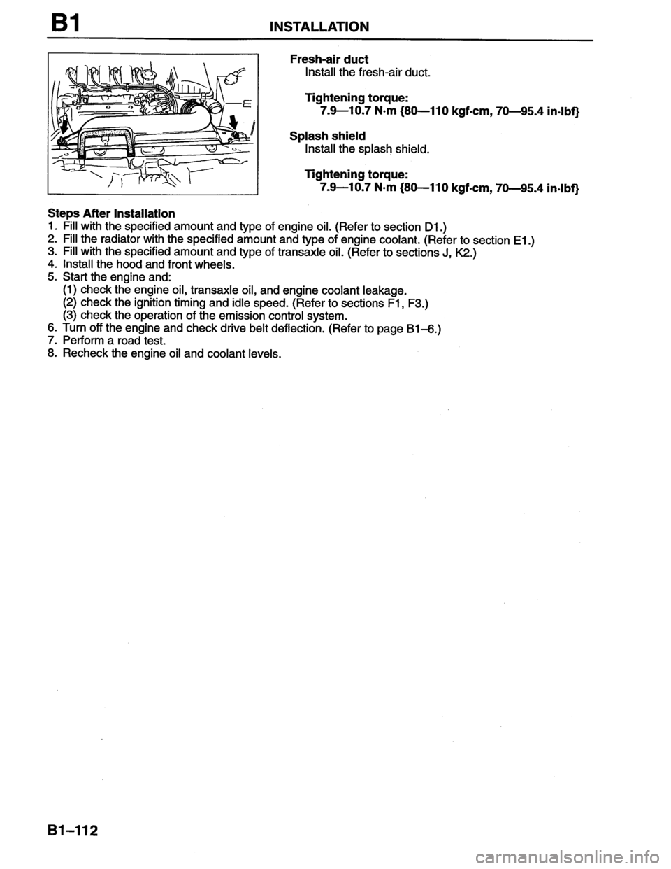 MAZDA MX-6 1996 Workshop Manual MAZDA MX-6 1996 Workshop Manual