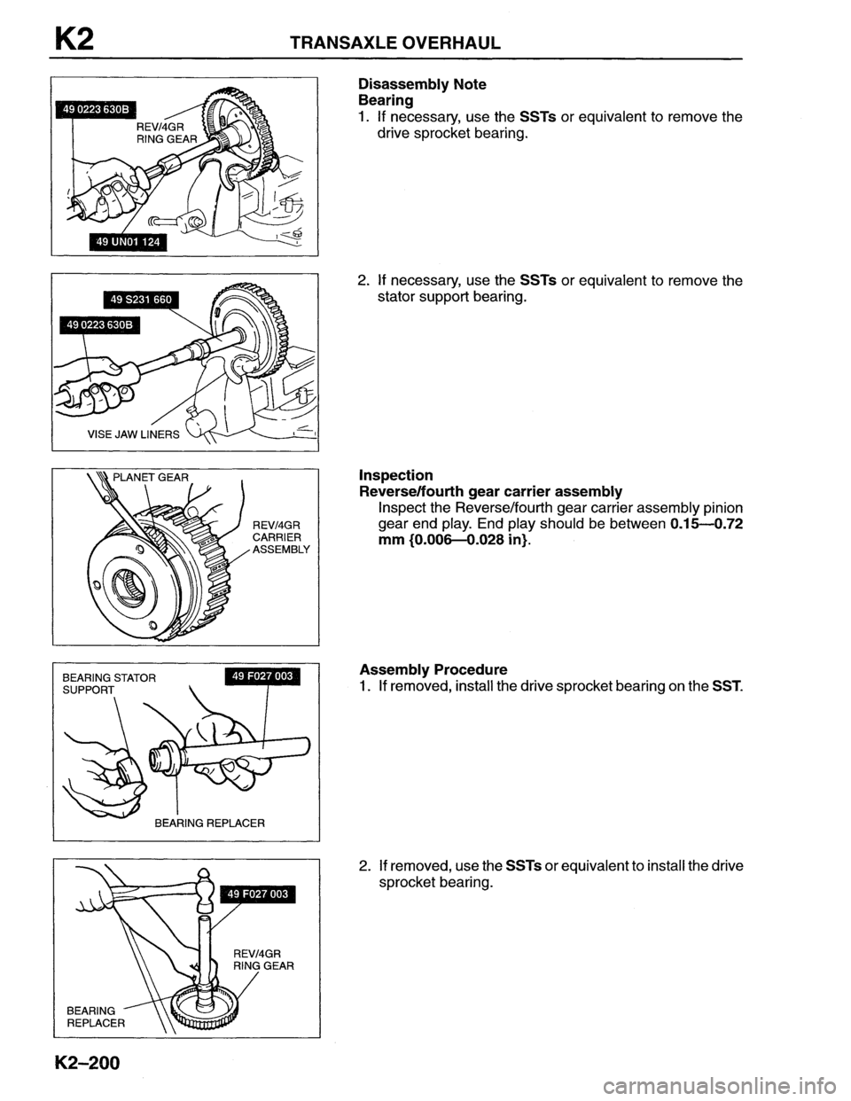 MAZDA MX-6 1996 Workshop Manual MAZDA MX-6 1996 Workshop Manual