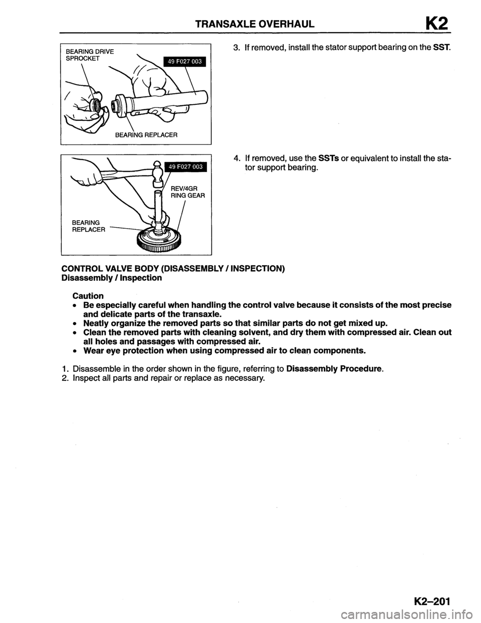 MAZDA MX-6 1996 Workshop Manual MAZDA MX-6 1996 Workshop Manual