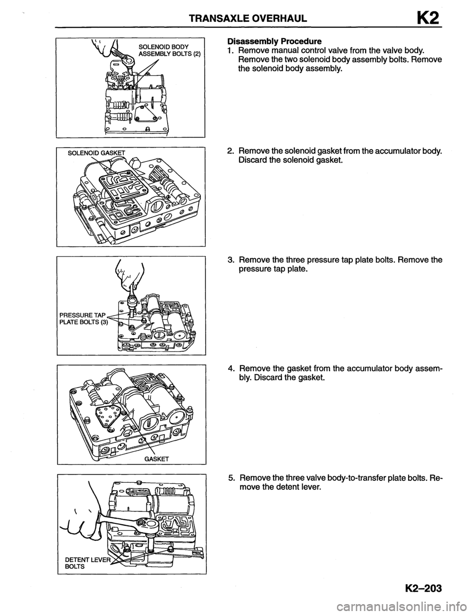 MAZDA MX-6 1996 Workshop Manual MAZDA MX-6 1996 Workshop Manual