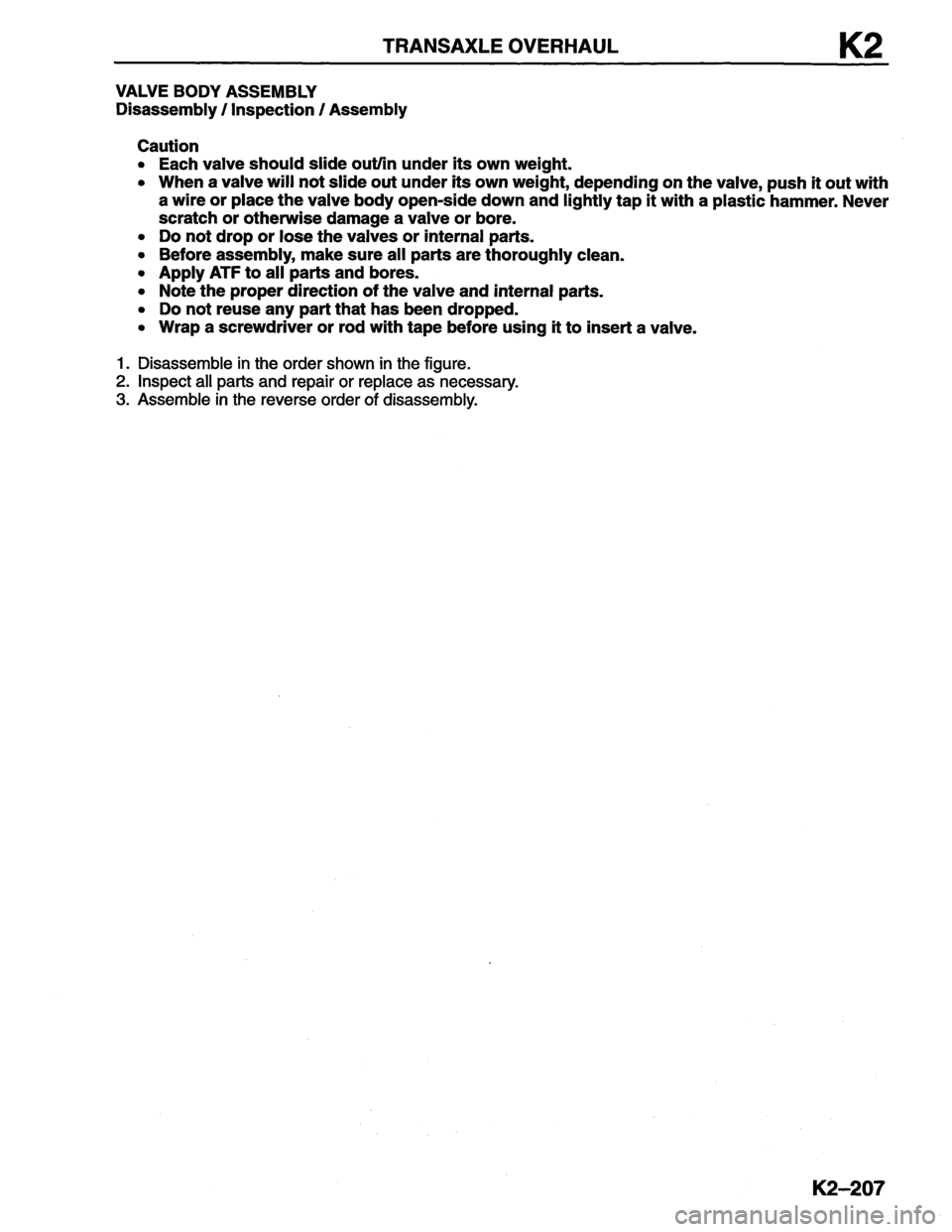 MAZDA MX-6 1996 Workshop Manual MAZDA MX-6 1996 Workshop Manual