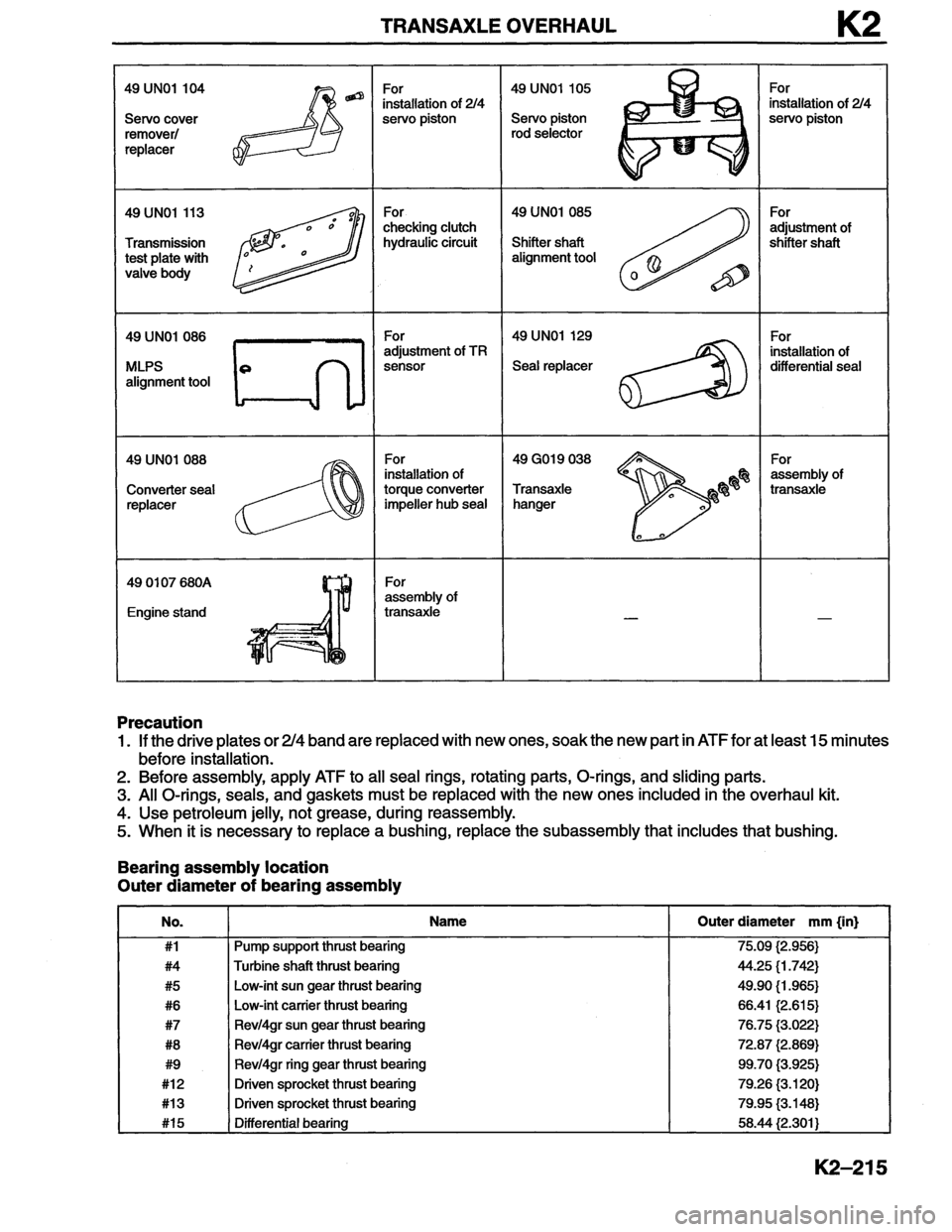 MAZDA MX-6 1996 Workshop Manual MAZDA MX-6 1996 Workshop Manual