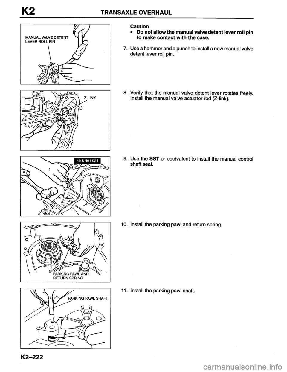 MAZDA MX-6 1996 Workshop Manual MAZDA MX-6 1996 Workshop Manual