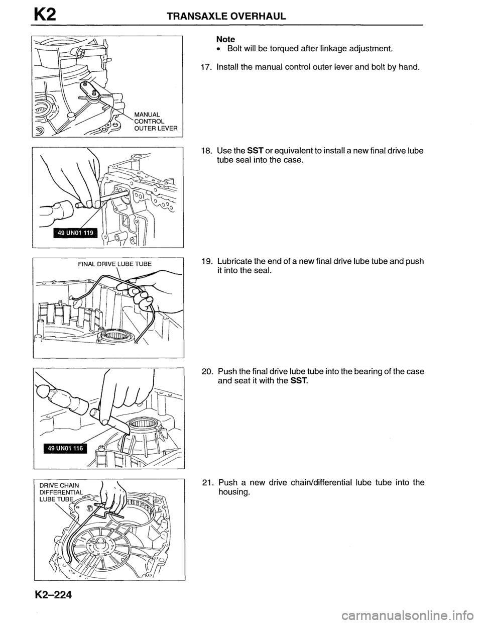 MAZDA MX-6 1996 Workshop Manual MAZDA MX-6 1996 Workshop Manual