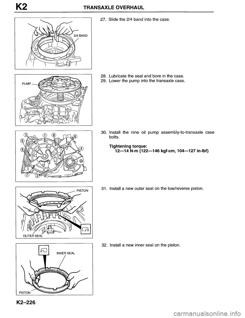 MAZDA MX-6 1996 Workshop Manual MAZDA MX-6 1996 Workshop Manual