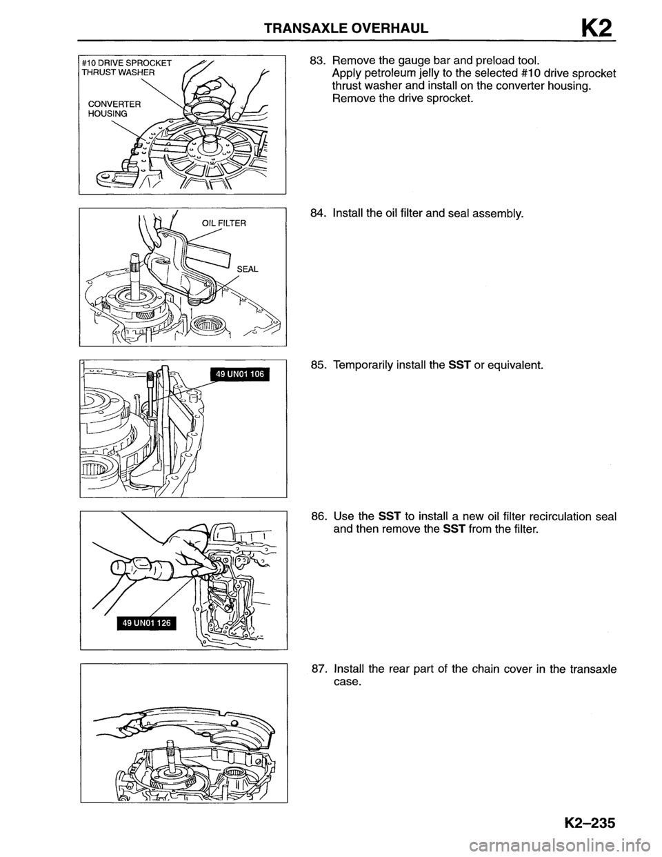 MAZDA MX-6 1996 Workshop Manual MAZDA MX-6 1996 Workshop Manual