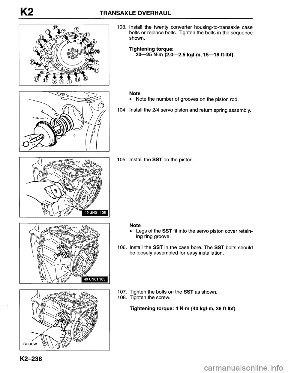 MAZDA MX-6 1996 Workshop Manual MAZDA MX-6 1996 Workshop Manual