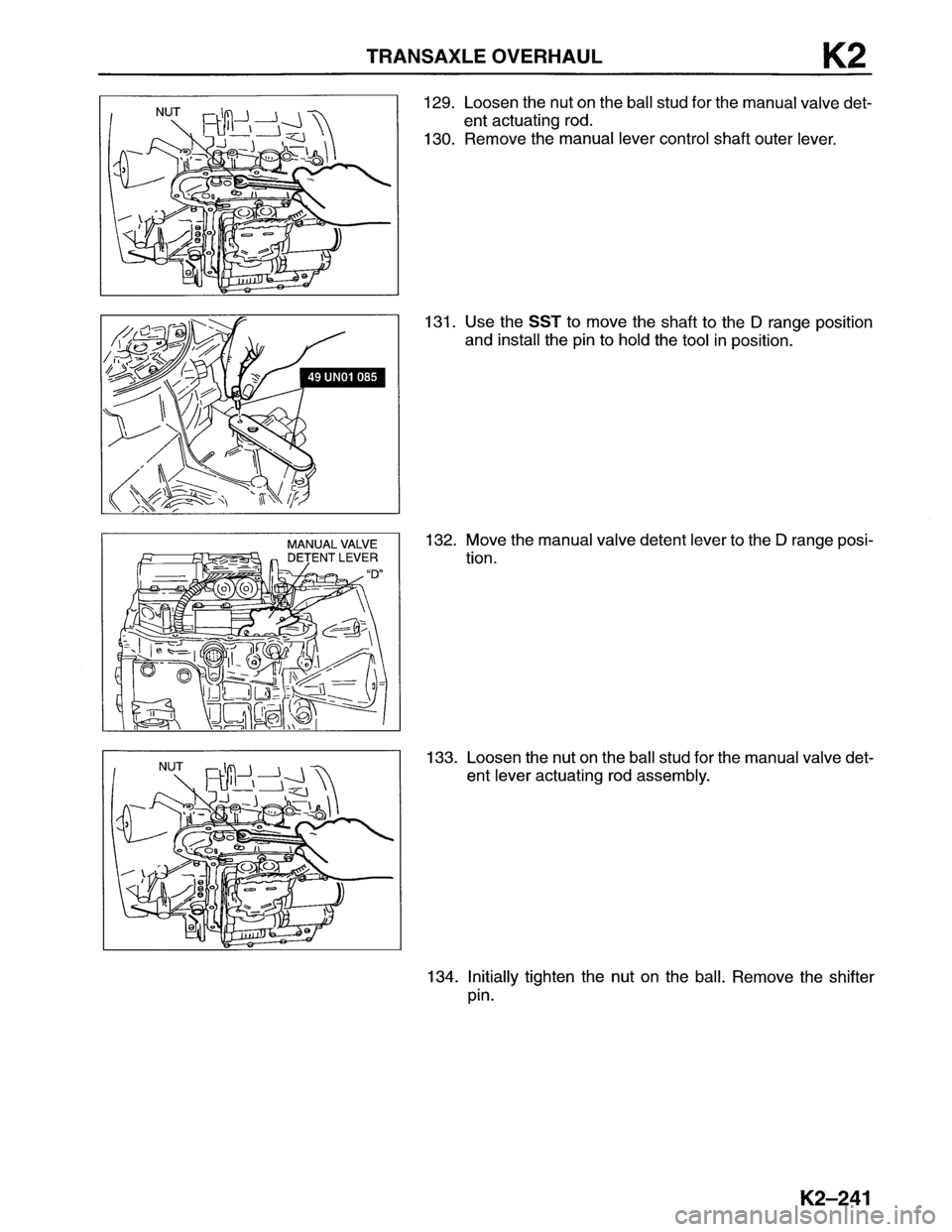 MAZDA MX-6 1996 Workshop Manual MAZDA MX-6 1996 Workshop Manual