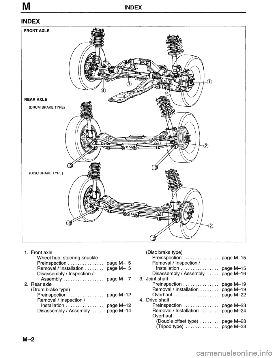 MAZDA MX-6 1996 Workshop Manual MAZDA MX-6 1996 Workshop Manual