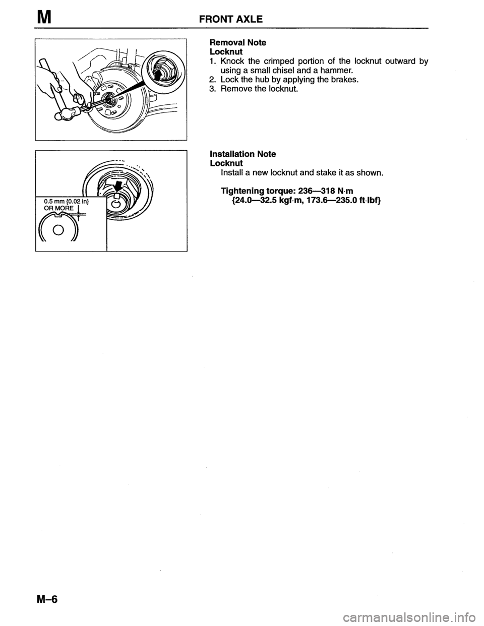 MAZDA MX-6 1996 Workshop Manual MAZDA MX-6 1996 Workshop Manual