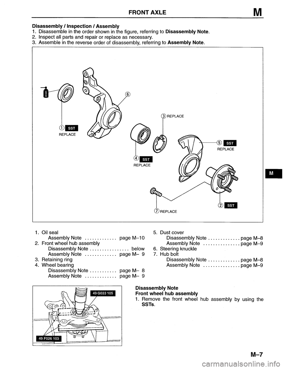 MAZDA MX-6 1996 Workshop Manual MAZDA MX-6 1996 Workshop Manual