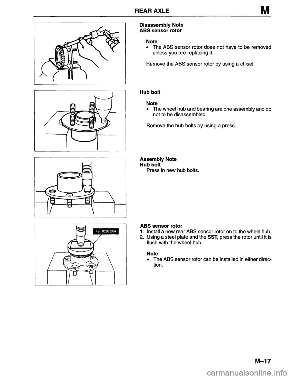 MAZDA MX-6 1996 Workshop Manual MAZDA MX-6 1996 Workshop Manual