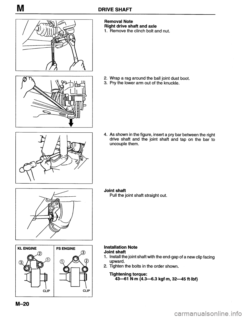 MAZDA MX-6 1996 Workshop Manual MAZDA MX-6 1996 Workshop Manual