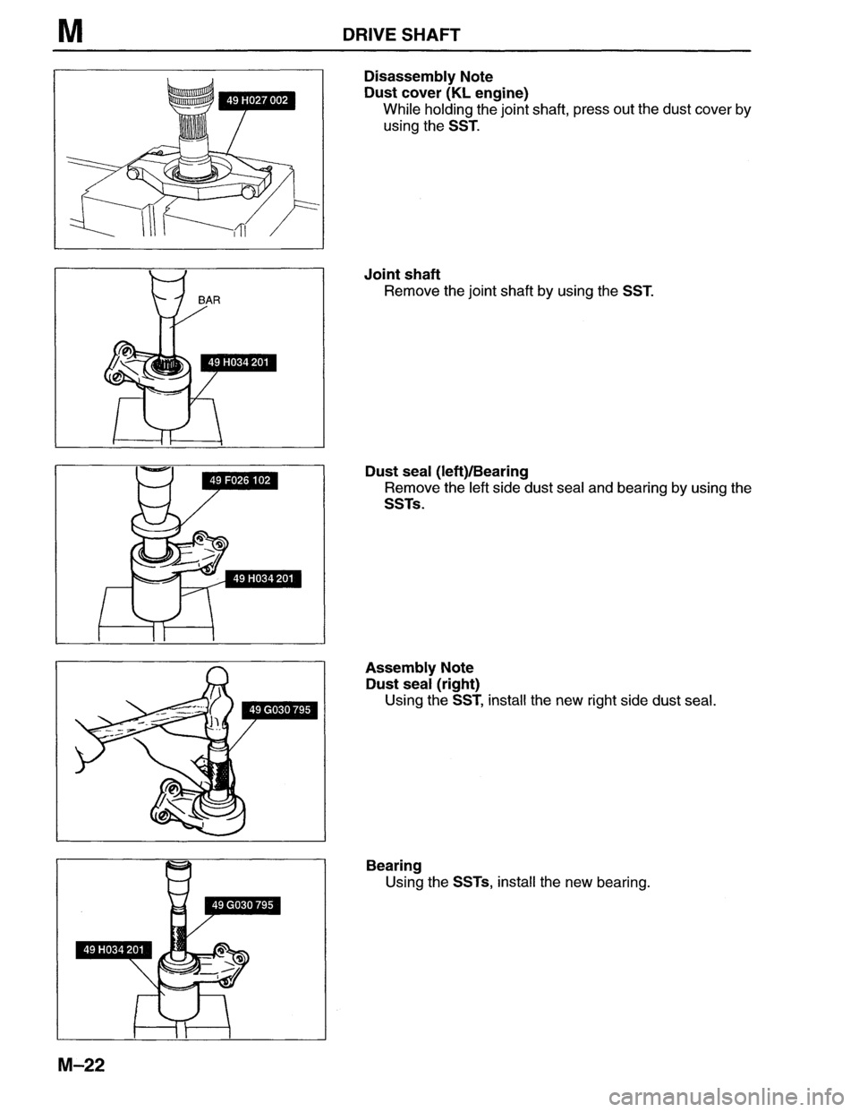MAZDA MX-6 1996 Workshop Manual MAZDA MX-6 1996 Workshop Manual