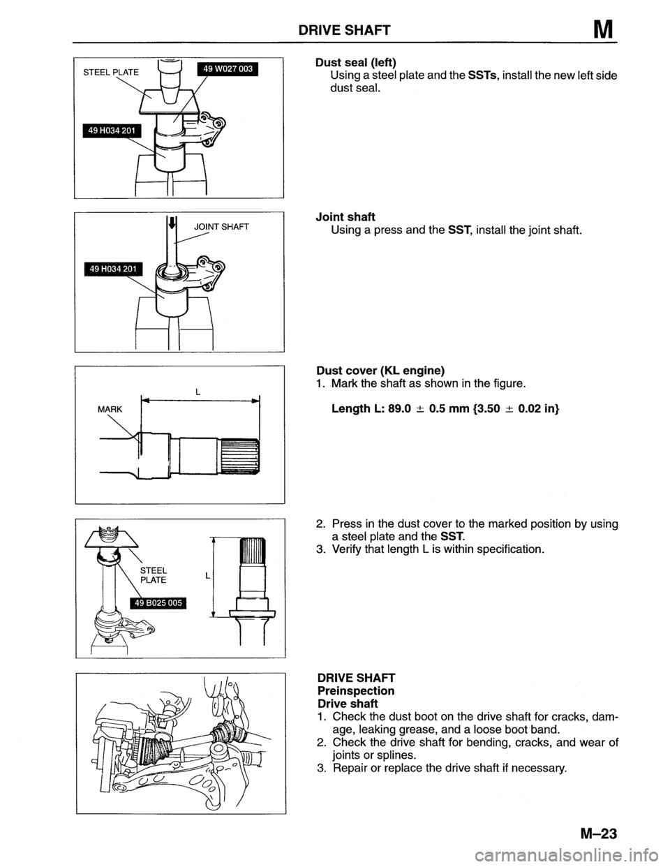 MAZDA MX-6 1996 Workshop Manual MAZDA MX-6 1996 Workshop Manual