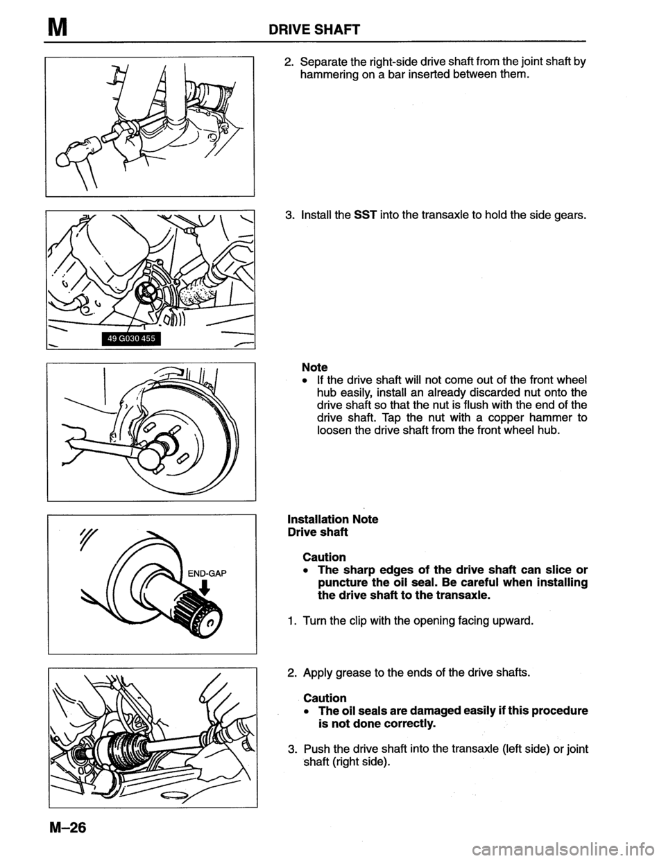 MAZDA MX-6 1996 Workshop Manual MAZDA MX-6 1996 Workshop Manual