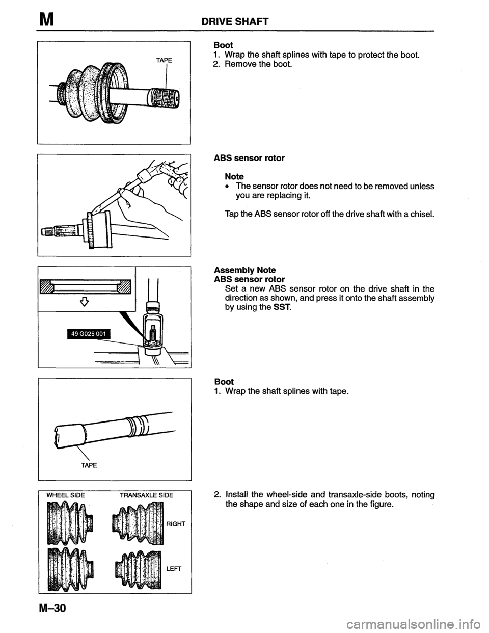 MAZDA MX-6 1996 Workshop Manual MAZDA MX-6 1996 Workshop Manual