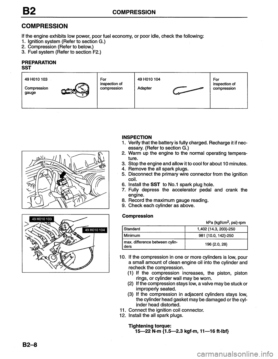 MAZDA MX-6 1996 Workshop Manual MAZDA MX-6 1996 Workshop Manual