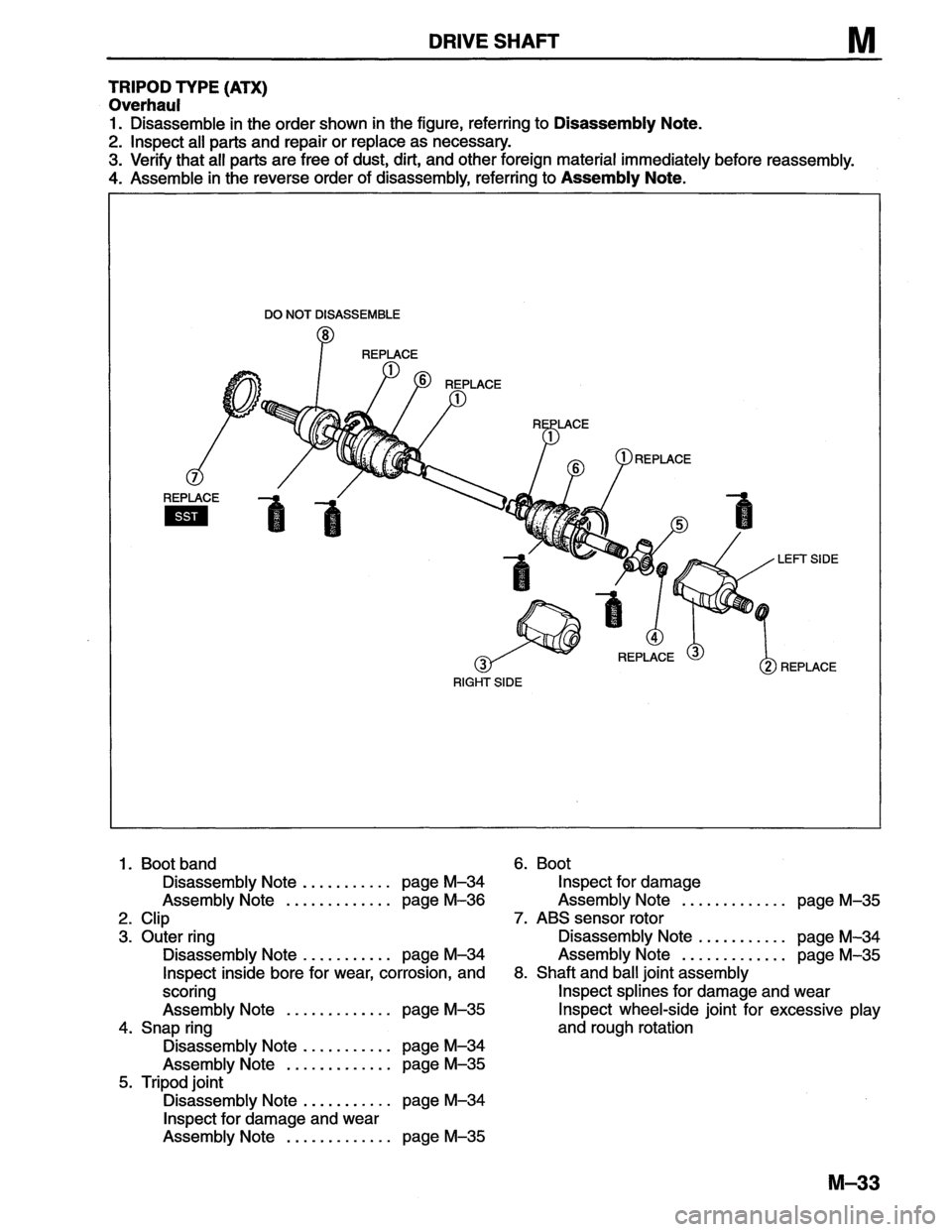 MAZDA MX-6 1996 Workshop Manual MAZDA MX-6 1996 Workshop Manual