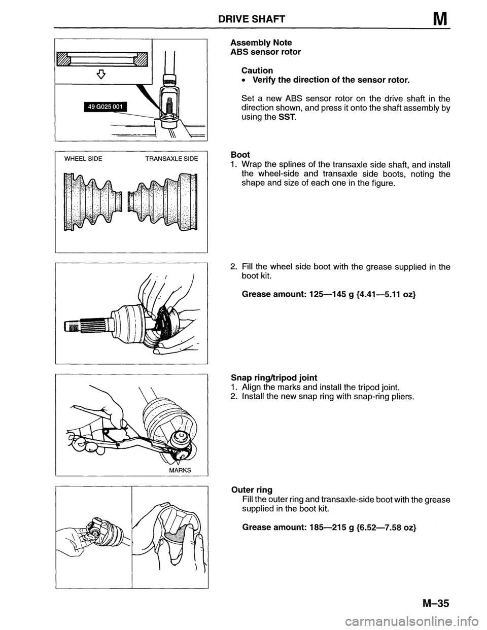 MAZDA MX-6 1996 Workshop Manual MAZDA MX-6 1996 Workshop Manual