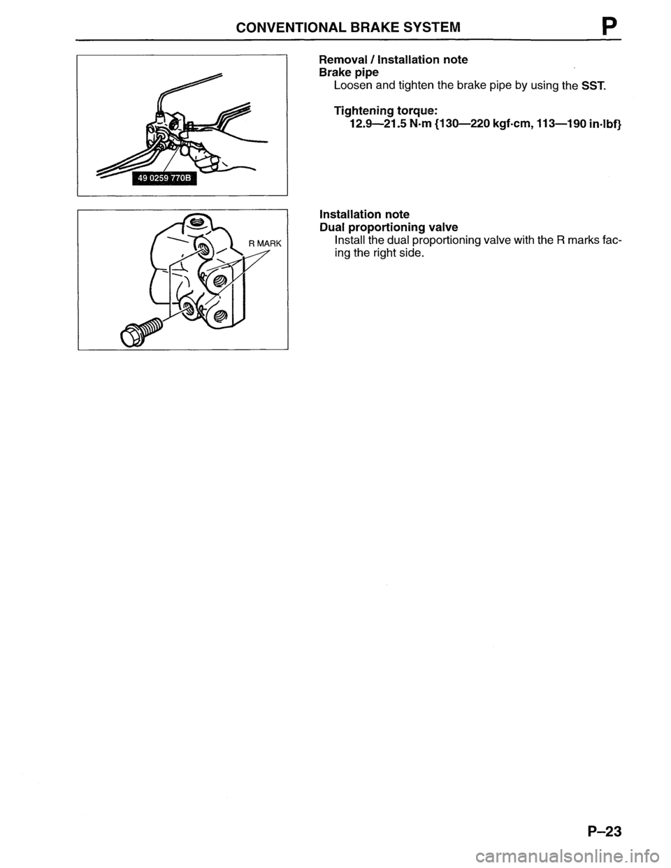 MAZDA MX-6 1996  Workshop Manual 