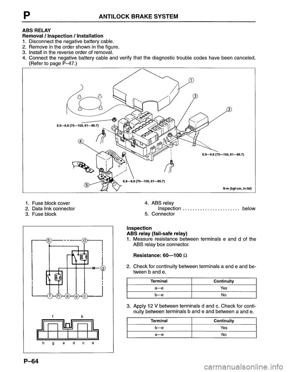 MAZDA MX-6 1996 Workshop Manual MAZDA MX-6 1996 Workshop Manual