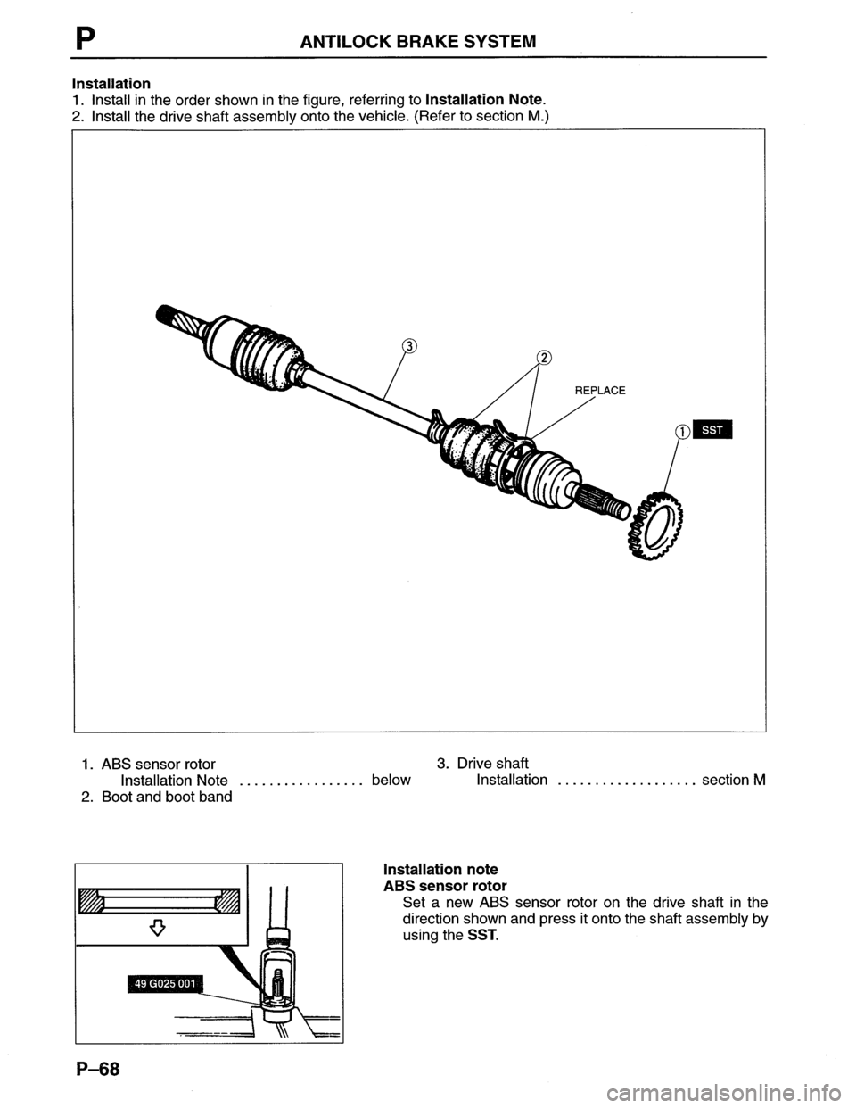 MAZDA MX-6 1996 Workshop Manual MAZDA MX-6 1996 Workshop Manual