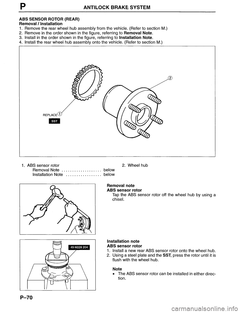 MAZDA MX-6 1996 Workshop Manual MAZDA MX-6 1996 Workshop Manual