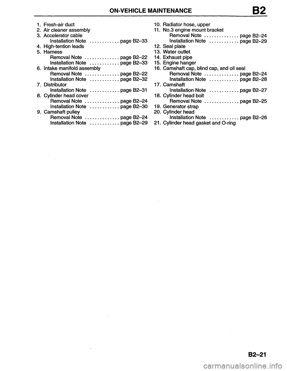 MAZDA MX-6 1996 Workshop Manual MAZDA MX-6 1996 Workshop Manual